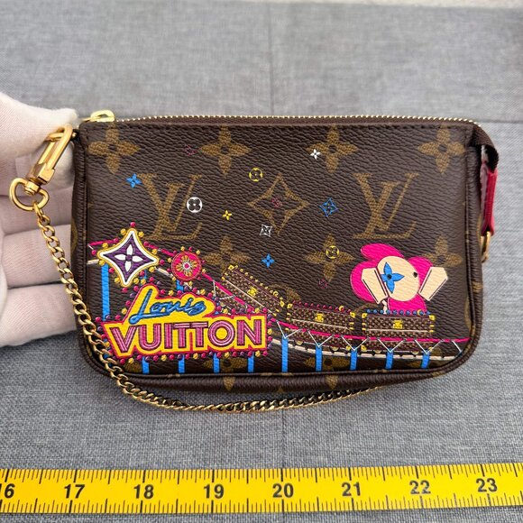 Louis Vuitton Handbags - Louis Vuitton Mini Pochette Accessoires Monogram Christmas Animation Pouch